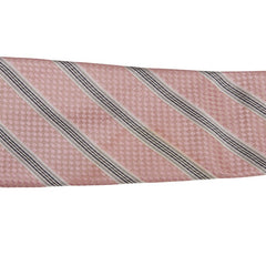 ルイ ヴィトン ネクタイ ピンク グレー シルク メンズ LOUIS VUITTON 【中古】