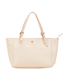 トリーバーチ トートバッグ ショルダーバッグ ピンク ベージュ PVC レザー レディース Tory Burch 【中古】