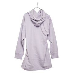 コーチ エッセンシャル フーディー ドレス ロングプルオーバーパーカー サイズ:S C9782 パープル系 ラベンダー コットン レディース COACH 【中古】