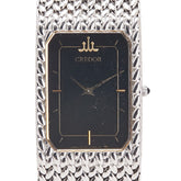 セイコー CREDOR 腕時計 2F70-5330 クオーツ ブラック文字盤 ステンレススチール レディース SEIKO 【中古】
