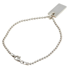 グッチ ロゴ タグ ボールチェーン ブレスレット SV925 シルバー レディース GUCCI 【中古】