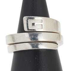 グッチ スネーク スパイラル リング 指輪 #21 SV925 シルバー メンズ GUCCI 【中古】