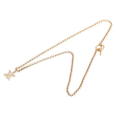 セリーヌ トリオンフ ラインストーン ネックレス ゴールド メッキ レディース CELINE 【中古】