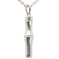 グッチ バンブー モチーフ ネックレス シルバー メタル レディース GUCCI 【中古】