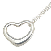 ティファニー エルサ ペレッティ オープンハート ネックレス SV925 シルバー レディース TIFFANY&Co. 【中古】