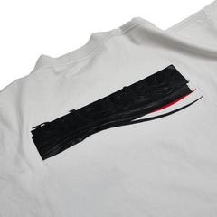 バレンシアガ Logo Embroidered Oversized T-Shirt Tシャツ サイズ:L 712398 オフホワイト コットン メンズ BALENCIAGA 【中古】