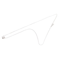 Pt900 プラチナ Pt850 プラチナ ダイヤ0.60ct ネックレス レディース 【中古】