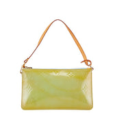 ルイ ヴィトン モノグラム モノグラム ヴェルニ レキシントン ポーチ ミニハンドバッグ M91011 ベビーブルー グリーン パテントレザー レディース LOUIS VUITTON 【中古】