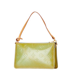 ルイ ヴィトン モノグラム モノグラム ヴェルニ レキシントン ポーチ ミニハンドバッグ M91011 ベビーブルー グリーン パテントレザー レディース LOUIS VUITTON 【中古】