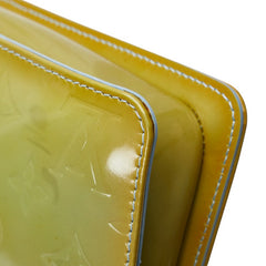 ルイ ヴィトン モノグラム モノグラム ヴェルニ レキシントン ポーチ ミニハンドバッグ M91011 ベビーブルー グリーン パテントレザー レディース LOUIS VUITTON 【中古】