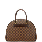 ルイ ヴィトン ダミエ ノリータ ハンドバッグ N41455 ブラウン PVC レザー レディース LOUIS VUITTON 【中古】