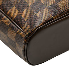 ルイ ヴィトン ダミエ イパネマGM ワンショルダーバッグ N51292 ブラウン PVC レザー レディース LOUIS VUITTON 中古