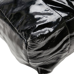 グッチ ヒステリア トートバッグ 197022 ブラック エナメル レディース GUCCI 【中古】