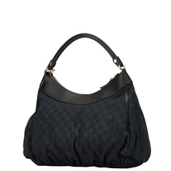 グッチ GGキャンバス アビー ワンショルダーバッグ 189833 ブラック キャンバス レザー レディース GUCCI 【中古】