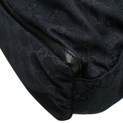 グッチ GGキャンバス アビー ワンショルダーバッグ 189833 ブラック キャンバス レザー レディース GUCCI 【中古】