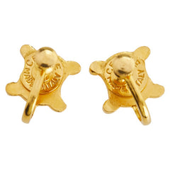 セリーヌ マカダム イヤリング ゴールド メッキ レディース CELINE 【中古】