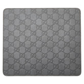 グッチ グッチシマ マウスパッド グレー レザー メンズ GUCCI 【中古】