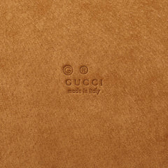 グッチ グッチシマ マウスパッド グレー レザー メンズ GUCCI 【中古】