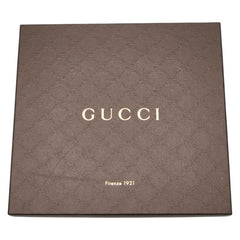 グッチ グッチシマ マウスパッド グレー レザー メンズ GUCCI 【中古】