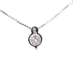 Pt900 プラチナ Pt850 プラチナ ダイヤ1.018ct ベネチアンチェーン ネックレス レディース 【中古】