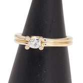 ポーラ K18YG イエローゴールド ダイヤ0.30ct リング 指輪 レディース POLA 12.5号 【中古】