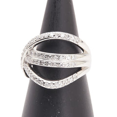 Pt900 プラチナ ダイヤ0.65ct リング 指輪 レディース 12号 【中古】