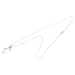 K18WG ホワイトゴールド ダイヤ0.30ct ネックレス レディース 【中古】