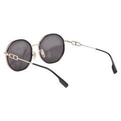 バーバリー TBロゴ サングラス B 3127-D ゴールド ブラック メタル プラスチック レディース BURBERRY 【中古】