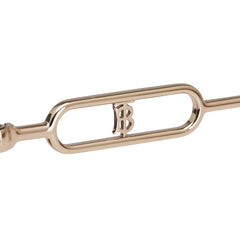 バーバリー TBロゴ サングラス B 3127-D ゴールド ブラック メタル プラスチック レディース BURBERRY 【中古】