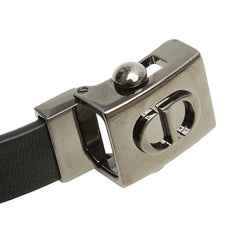 ディオール CDロゴ スタッズ ベルト ブラック レザー レディース Dior 【中古】