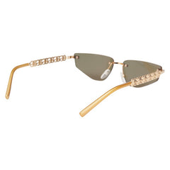 ドルチェアンドガッバーナ サングラス DG 2301 ゴールド プラスチック メッキ レディース DOLCE&GABBANA 【中古】