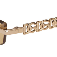 ドルチェアンドガッバーナ サングラス DG 2301 ゴールド プラスチック メッキ レディース DOLCE&GABBANA 【中古】