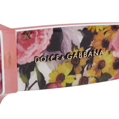 ドルチェアンドガッバーナ 花 フラワー サングラス DG 4231 ピンク マルチカラー プラスチック レディース DOLCE&GABBANA 【中古】