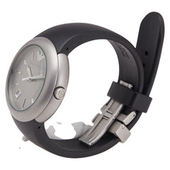 エンポリオ アルマーニ 腕時計 AR-0801 クオーツ シルバー文字盤 ステンレススチール ラバー メンズ Emporio Armani 【中古】