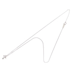 ヴァンドーム Pt850 プラチナ Pt900 プラチナ ダイヤ クロス 十字架 モチーフ ネックレス レディース VANDOME 【中古】