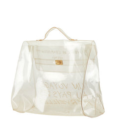 エルメス ビニールケリー 不思議の国 エルメスへの旅展 ハンドバッグ トートバッグ クリア ビニール レディース HERMES 【中古】