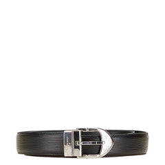 ルイ ヴィトン エピ サンチュール クラシック ベルト サイズ:110/44 M6833 ブラック レザー メンズ LOUIS VUITTON 【中古】