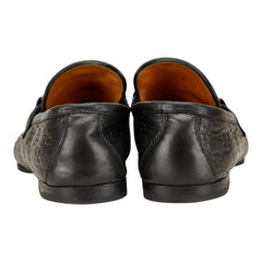 グッチ グッチシマ ホースビット ローファー サイズ:42 ブラック レザー メンズ GUCCI 【中古】