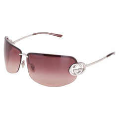 グッチ インターロッキングG サングラス グラデーションレンズ GG2782/S シルバー ライトパープル プラスチック メンズ GUCCI 【中古】