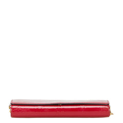 ルイ ヴィトン モノグラム ヴェルニ ポルトフォイユ サラ チェーン 長財布 M90087 ローズアンディアン パテントレザー レディース LOUIS VUITTON 【中古】