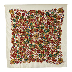 シャネル ジュエリー 宝石柄 スカーフ ホワイト マルチカラー レディース CHANEL 【中古】