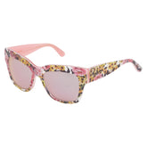 ドルチェアンドガッバーナ 花 フラワー サングラス ミラーレンズ DG4231 2939/5R ピンク マルチカラー プラスチック レディース DOLCE&GABBANA 【中古】