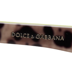 ドルチェアンドガッバーナ レオパード サングラス DG4237 2861/6G ベージュ ブラック イエロー プラスチック キッズ DOLCE&GABBANA 中古