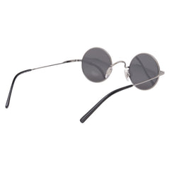 ドルチェアンドガッバーナ サングラス ラウンド DG2168 04/87 シルバー ブラック プラスチック メンズ DOLCE&GABBANA 【中古】