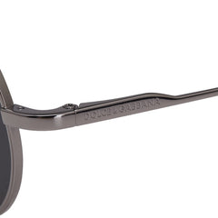 ドルチェアンドガッバーナ サングラス ラウンド DG2168 04/87 シルバー ブラック プラスチック メンズ DOLCE&GABBANA 【中古】