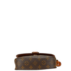 ルイ ヴィトン モノグラム ミニ サンクルー ショルダーバッグ M51244 ブラウン PVC レザー レディース LOUIS VUITTON 【中古】