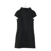シャネル ワンピース 半袖 サイズ:40 P57679V43496 ブラック コットン ナイロン レディース CHANEL 【中古】