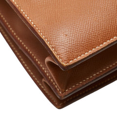 エルメス サックアデペッシュ38 ビジネスバッグ ブリーフケース ブラウン クシュベル レディース HERMES 【中古】