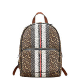バーバリー TBモノグラム リュック バックパック ブラウン PVC レザー レディース BURBERRY 【中古】
