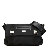 グッチ ショルダーバッグ メッセンジャーバッグ 122374 ブラック ナイロン メンズ GUCCI 【中古】